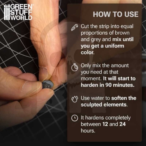 Brown Stuff Tape 6 inches masa modelarska 15 cm