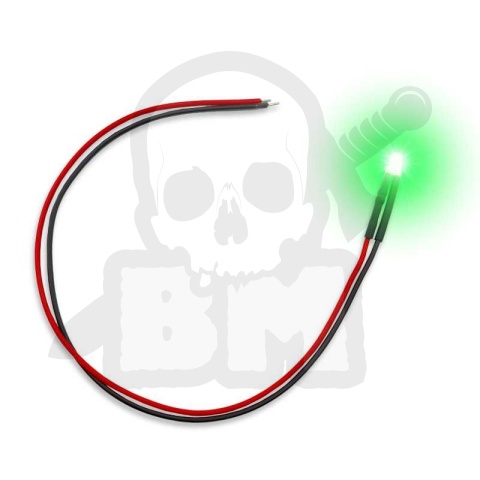 Zielone migoczące diody LED 3 mm 10 szt.