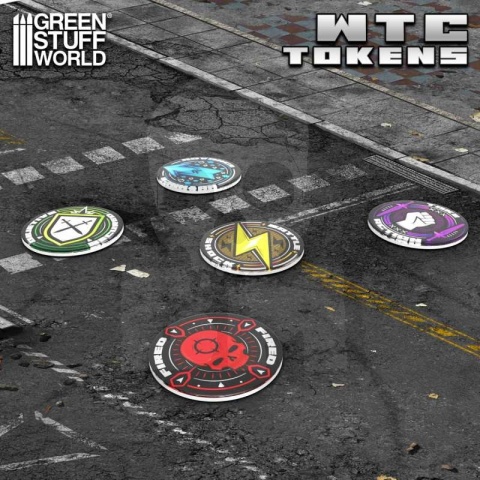 WTC Token Set Wh40k compatible – 10th Edition - Zestaw żetonów 35 szt.