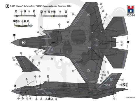 Hobby 2000 72084 F-35A Husarz Polish Air Force 1:72