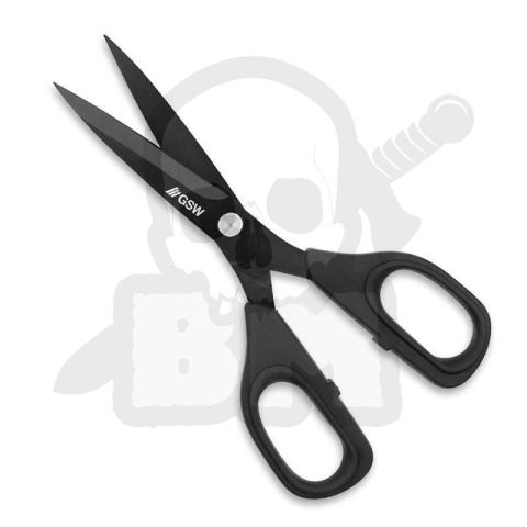 Black hobby cutting scissors - czarne nożyczki