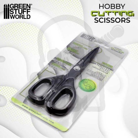 Black hobby cutting scissors - czarne nożyczki