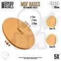 MDF Bases - Round 90 mm podstawki okrągłe pod figurki 2 szt.