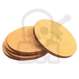 MDF Bases - Round 50 mm podstawki pod figurki 5 szt.