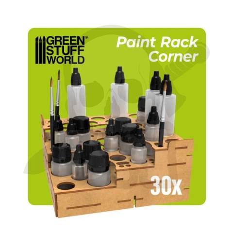 MDF Paint Organizer Straight Corner - organizer na farby