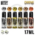 Paint Set Chrome - metaliczne farbki efekt lustra