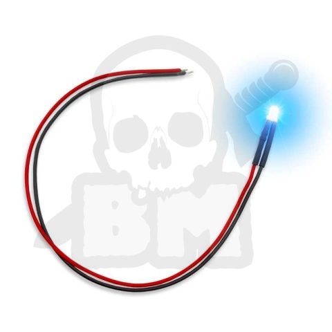 Niebieskie migoczące diody LED 3 mm 10 szt.