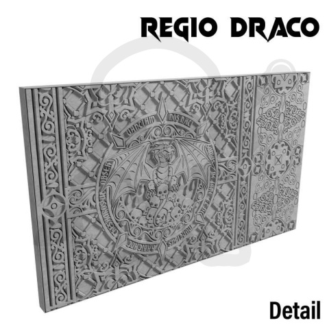 Rolling Pin Regio Draco wałek do odciskania miniaturowych tekstur Rolling Pin Regio Draco wałek do odciskania miniaturowych tekstur