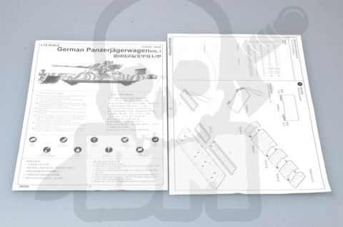 Trumpeter 00368 German Panzerjagerwagen 1:35 - wagon pociągu pancernego