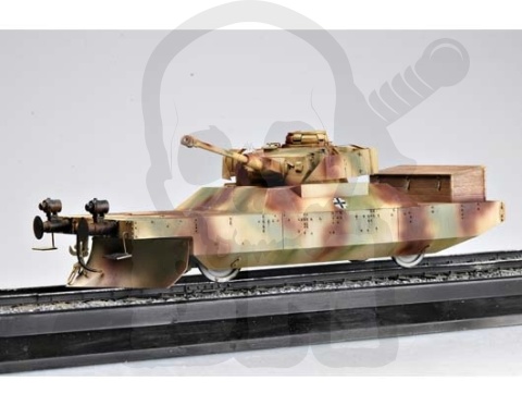Trumpeter 00368 German Panzerjagerwagen 1:35 - wagon pociągu pancernego