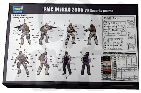 Trumpeter 00420 PMC in Iraq 2005 VIP Protection 1:35
