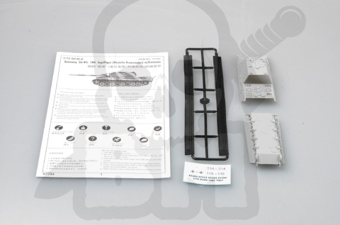 Trumpeter 07294 Sd.Kfz.186 Jagdtiger (Porsche) Zimmerit 1:72