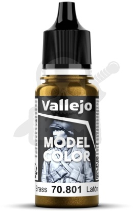Vallejo 70801 Model Color 18ml Brass 70.801