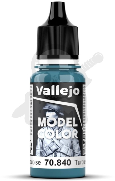 Vallejo 70840 Model Color 18ml Light Turquoise 70.840