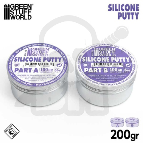 Violet Silicone Putty 200gr silikon do modelowania