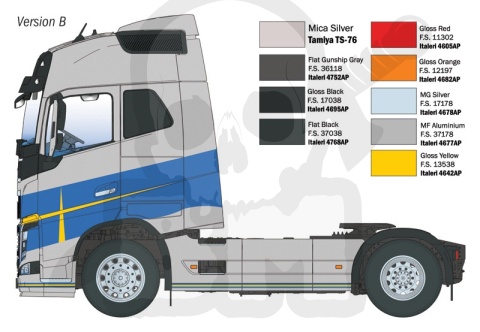 1:24 Ciężarówka Volvo FH16 Medium Roof