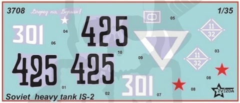 1:35 Model rosyjskiego czołgu ciężkiego IS-2 Soviet Heavy Tank WWII