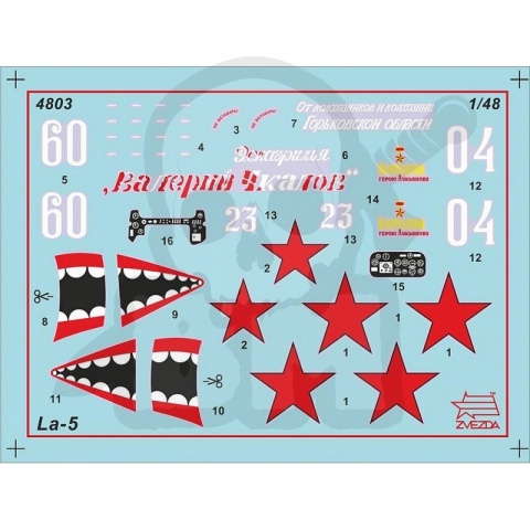 1:48 Model rosyjskiego myśliwca Soviet fighter Ławoczkin La-5 / Ła-5