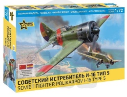 1:72 Rosyjski myśliwiec Polikarpov I-16 Type 5 - Iszak / Rata / Chatos