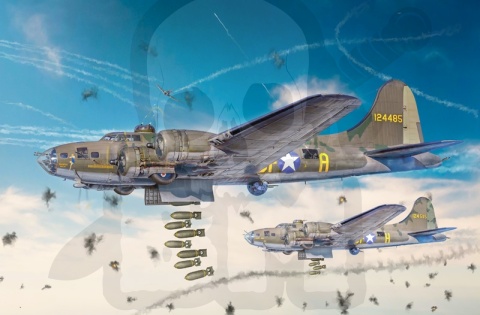 1:72 Model bombowca B-17F Flying Fortress