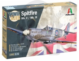 1:72 Model angielskiego myśliwca Spitfire Mk.V / Mk.IX Aces - pilot Zumbach