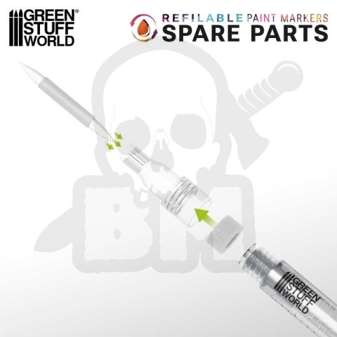 Refills for refillable marker pens Size 2 - końcówki markerów 10 szt.