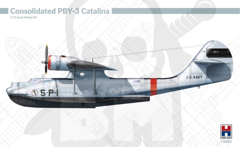 Hobby 2000 72083 Consolidated PBY-3 Catalina 1:72