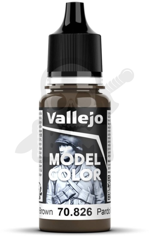 Vallejo 70826 Model Color 18ml Medium Brown