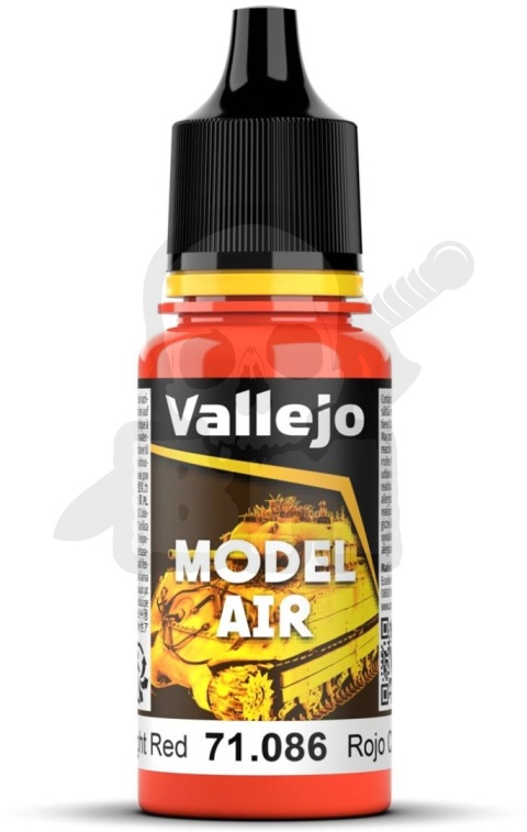 Vallejo 71086 Model Air 18ml Light Red