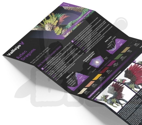 Vallejo 72195 Game Color Zestaw 8 farb - Fantasy Aztec Dragons