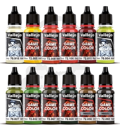 Vallejo 72203 Game Color - Fantasy Paint Set by Squidmar 12 farb
