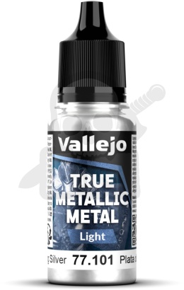Vallejo 77101 True Metallic Metal 18ml Sterling Silver