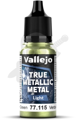 Vallejo 77115 True Metallic Metal 18ml Amber Green