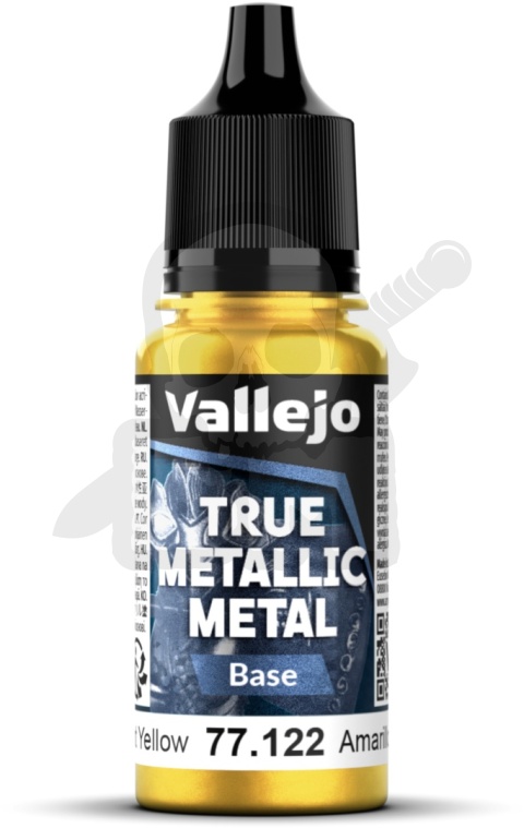 Vallejo 77122 True Metallic Metal 18ml Radiant Yellow