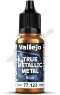 Vallejo 77123 True Metallic Metal 18ml Imperial Gold