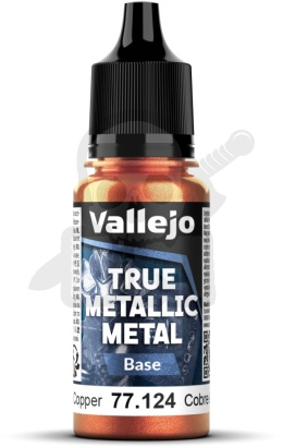 Vallejo 77124 True Metallic Metal 18ml Ancient Copper