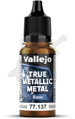 Vallejo 77137 True Metallic Metal 18ml Arcane Gold