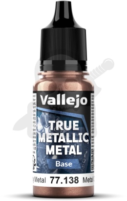 Vallejo 77138 True Metallic Metal 18ml Rusty Metal