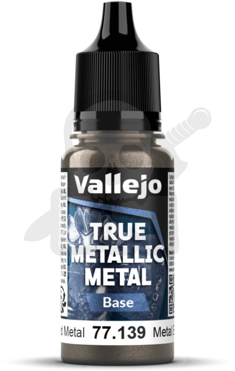 Vallejo 77139 True Metallic Metal 18ml Aged Metal