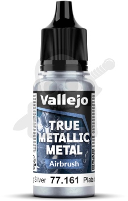 Vallejo 77161 True Metallic Metal 18ml Sterling Silver