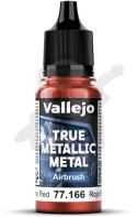 Vallejo 77166 True Metallic Metal 18ml Ruby Red