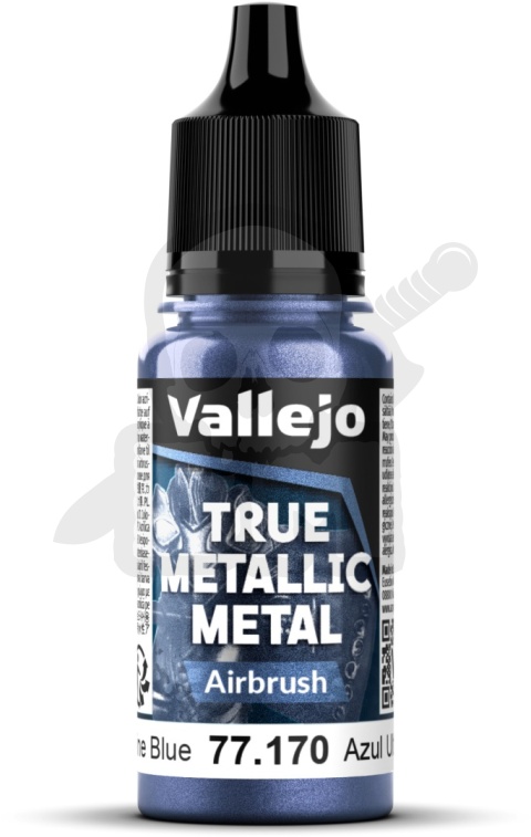 Vallejo 77170 True Metallic Metal 18ml Ultramarine Blue