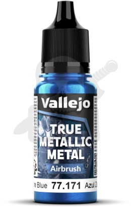 Vallejo 77171 True Metallic Metal 18ml Sapphire Blue