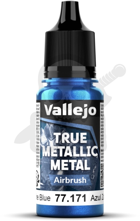 Vallejo 77171 True Metallic Metal 18ml Sapphire Blue