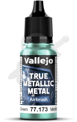 Vallejo 77173 True Metallic Metal 18ml Beetle Green