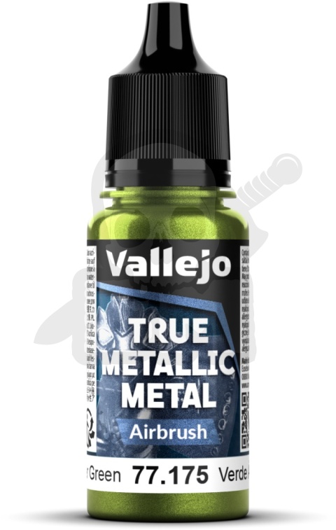 Vallejo 77175 True Metallic Metal 18ml Amber Green
