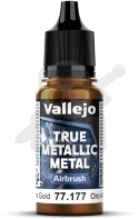 Vallejo 77177 True Metallic Metal 18ml Arcane Gold