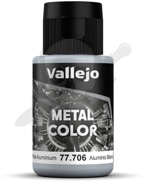 Vallejo 77706 Metal Color 32 ml White Aluminium