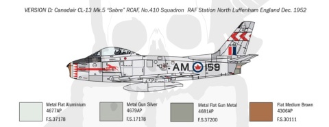 1:48 F-86E Sabre - model samolotu odrzutowego