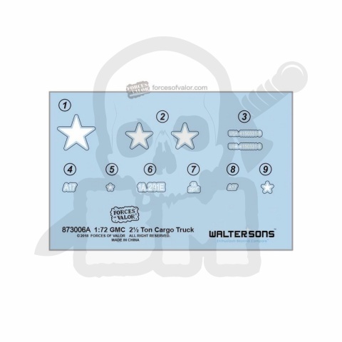 Forces of Valor 873006A U.S. GMC 2.5 Ton cargo truck Normandia 1944